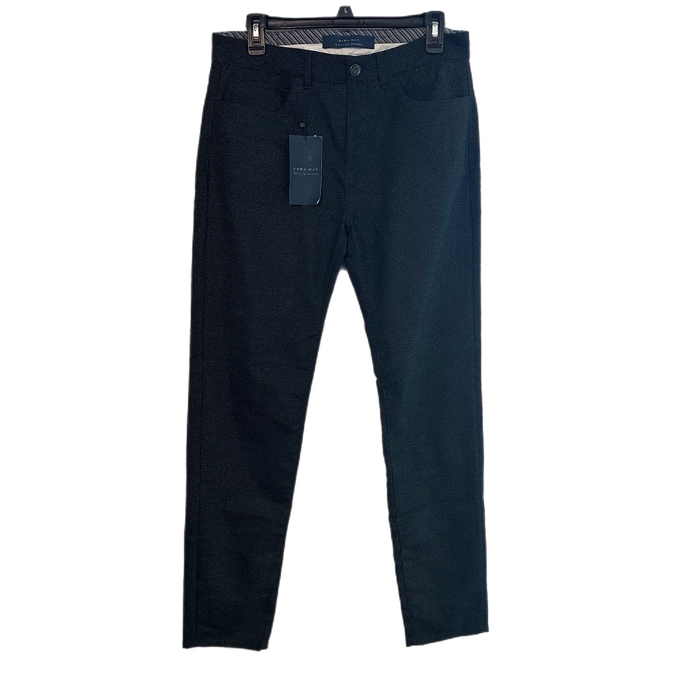 Zara Men's Classic Black Chinos